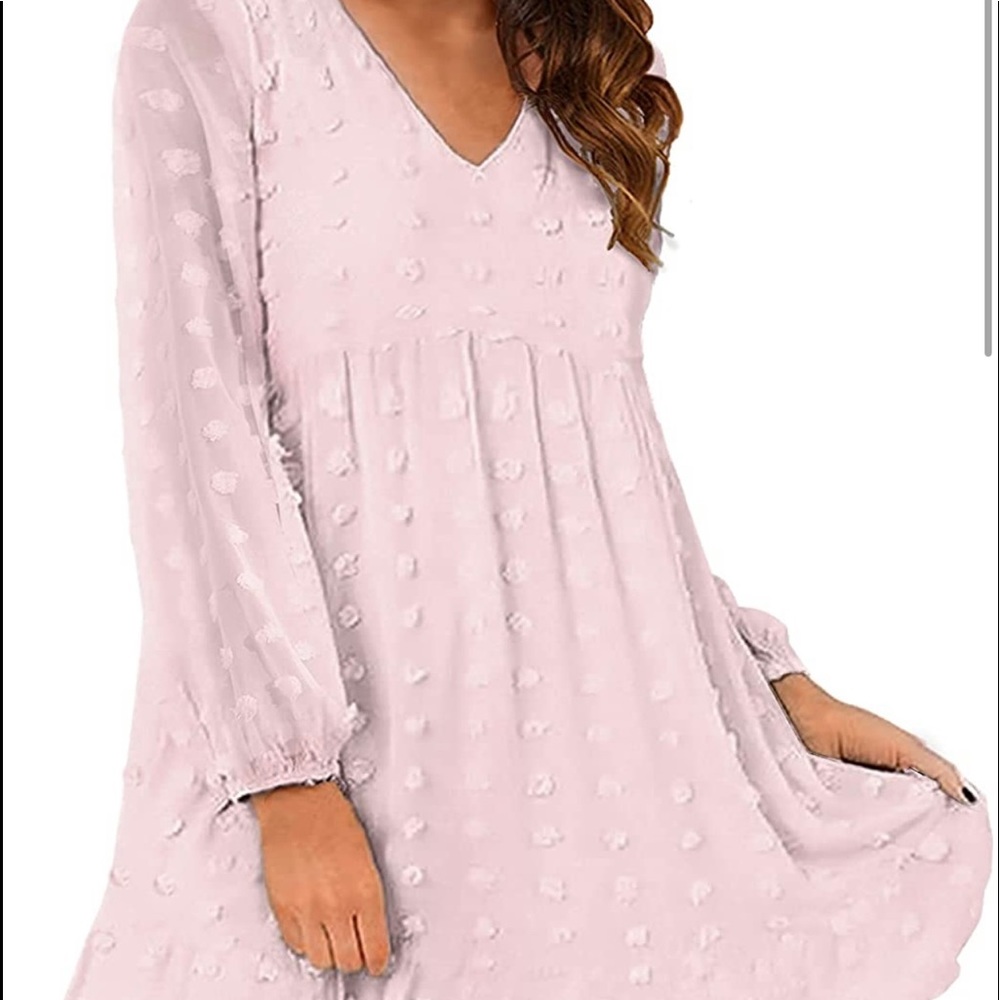 Brand new pink dress without tags